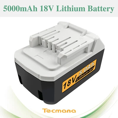 TECMANA 18V 5000mAh Al litio Batteria per Makita BL1813G BL1820G BL1840G BL1815G BL1830G