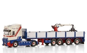 WSI 1:50 J. Th. van Dinteren Iveco S-Way AS High brick semitrailer Truck Diecast - Picture 1 of 4