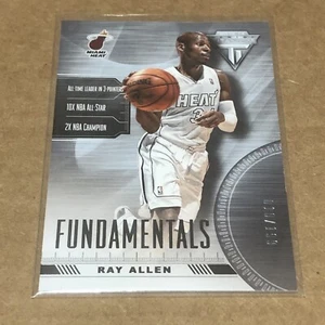 2013-14 Panini Titanium Fundamentals 10/199 Ray Allen INSERT #27 HOF NM - Picture 1 of 7