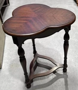 Vintage Cherry Cloverleaf Side Table - Picture 1 of 4