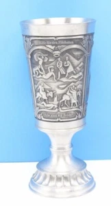 Freiling-Zinn 95% Zinn Germany Toasten Wein Trinkbecher Becher Kelch  - Bild 1 von 7