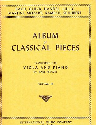 Music Book:  Album of Classical Pieces for Vi...