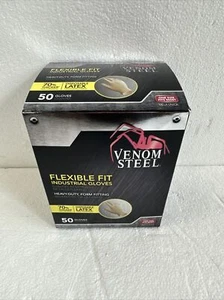 50er-Pack Venom Steel flexible Passform Industrie Latex Handschuhe (Einheitsgröße) - Bild 1 von 4