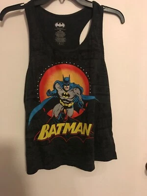 Camiseta sin mangas Batman para dama talla demasiado grande Foto 1 de 4