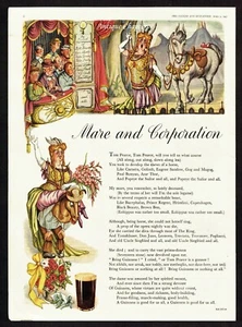 Guinness Mare And Corporation 1947 Advert R127 - Imagen 1 de 2