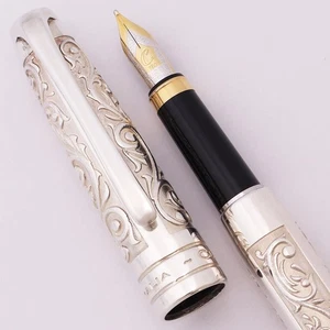 Curtis Australia Prestige "Victorian" Füllfederhalter - Sterling, Med 18k (Neu) - Bild 1 von 7