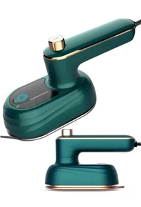 Professional Travel Iron & Clothes Steamer, Mini Handheld, Rotating Handle - Picture 1 of 8