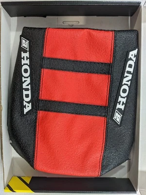 BLACKBIRD Black Red Seat Cover HONDA CRF450X 2004 2005 2006 2007 2008 2009 2010 - Image 1 of 4