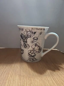Mango de taza de té de café Disney Minnie Mouse ▪︎Apto para lavavajillas▪︎Libro de bocetos▪︎ - Imagen 1 de 5
