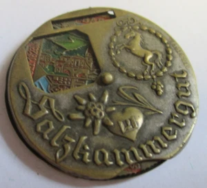 Chance ! Uralt & Rar mechanische Medaille Andenken SALZKAMMERGUT Ansichten - Bild 1 von 5