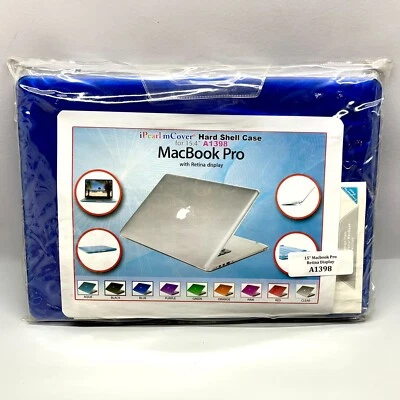 Funda rígida azul iPearl mCover para MacBook Pro de 15" pantalla Retina A1398 solamente Foto 1 de 4