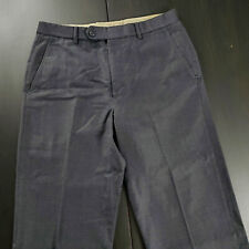 Brooks Brothers 33x29 Vitale Barberis Canonico Wool Dress Pants Charcoal Plaid