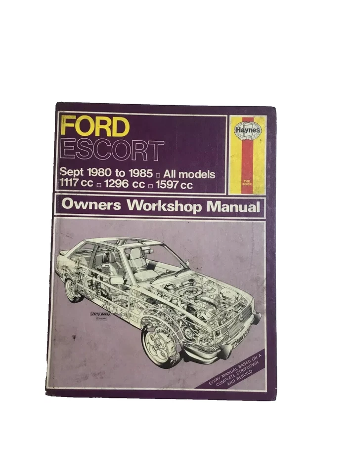 Haynes Ford Escort Service and Repair Manual 1980 -1985 - Image 1 of 1