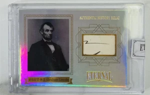 ABRAHAM LINCOLN 2024 Eternal Cut Celebrities Document #/D 60/99 CARD w/COA - Imagen 1 de 3