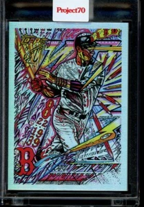 2021 Topps Project 70 Card #295 Carl Yastzremski 2018 by JK5 Rainbow Foil /70 - Picture 1 of 2