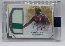 2022 Topps Renaissance MLS Gyasi Zardes Gold Patch Auto Autograph SP #02/10 SP