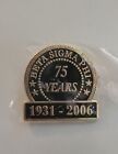 Beta Sigma Phi Fraternity Sorority Pin~75 Yrs  1931-2006 New