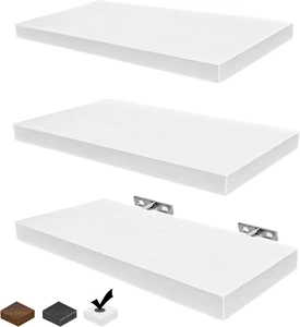 Schweberegal 3er Set, Wandregal rustikal Holz für Wanddeko, Wand S - Bild 1 von 12