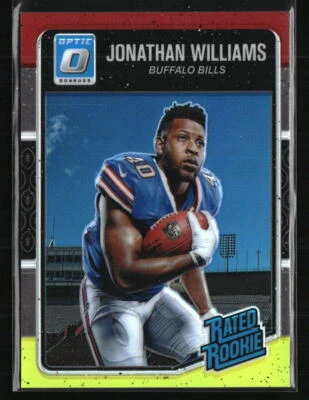 Jonathan Williams RC 2016 Donruss Red and Yellow  #176  Football Card - Image 1 of 2