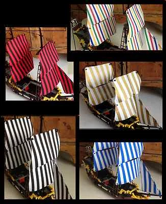 BRAND NEW SAILS TO FIT LEGO SET 6285 BLACK SEA BARRACUDA VARIOUS PATTERN COLOUR - Image 1 of 4