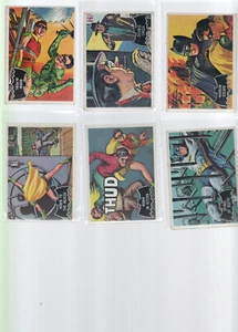1966 BATMAN TRADING CARD LOT-60 CARDS - Bild 1 von 14