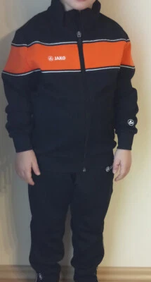 Jako Player Trainingsanzug für Kinder schwarz orange A8168-19