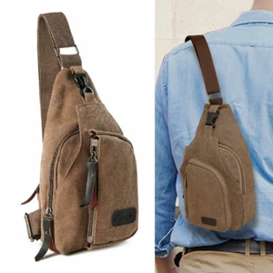 Outdoor Tactical Sling Bag Military MOLLE Crossbody Pack Chest Shoulder Backpack - Picture 1 of 9
