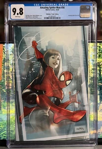 AMAZING SPIDER-MAN #56 CGC 9.8 1:100 PABLO VILLALOBOS VIRGIN VARIANT MARVEL 2022 - Picture 1 of 4