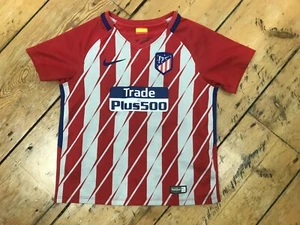Atletico Madrid football shirt age 5-6 years Home Soccer Jersey Nike - Picture 1 of 4
