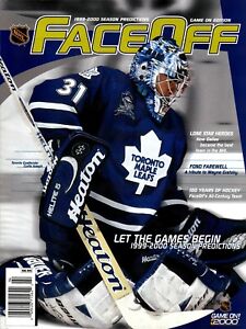 NHL Face Off Magazine 1999-2000 Season Preview Cover: Curtis Joseph aahbc1