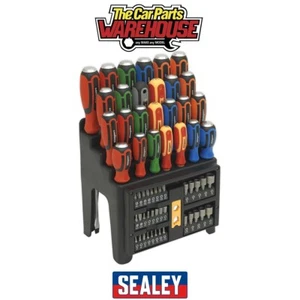 Sealey S01153 Siegen Hammer-Thru Screwdriver, Bit & Nut Driver Set 61pc - Picture 1 of 5