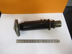 ANTIQUE BAUSCH LOMB BRASS TUBUS + NOSEPIECE MICROSCOPE PART AS PICTURED S4-B-27 - Picture 1 of 11