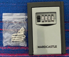 Hardcastle Safe 8 Wall Mounted Key Box 4 Number Combination Black Grey