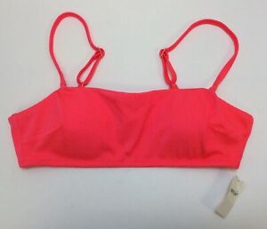 Aerie Coral Swimsuit Bathing Suit Top, Choose Size & Style Free Shipping