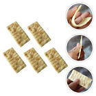 5 Pcs Imitation Soda Crackers Pvc Toy Artificial Simulation Food