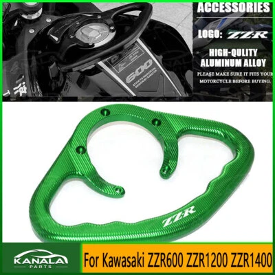 For Kawasaki ZZR 600 1200 1400 Passenger Hand Grip Tank Grab Bar Handles Armrest Foto 1 de 4
