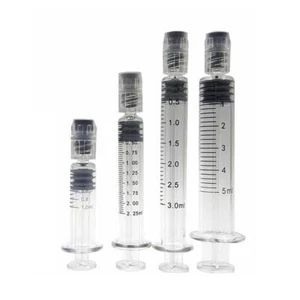 1ml - 5ml Glass Syringe Luer Lock Syringe Borosilicate Prefillable Syringe - Picture 1 of 15