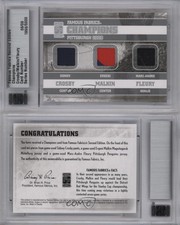 2010 Famous Fabrics Second Edition Silver /9 Sidney Crosby Evgeni Malkin