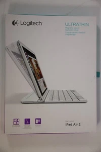 Logitech ULTRATHIN Magnetic Clip-on Keyboard Cover for iPad Air 2 White - Picture 1 of 2