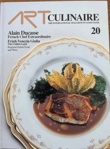 Art Culinaire #20 Spring 1991 Alain Ducasse Craig Claiborne Grappa - Foto 1 di 3