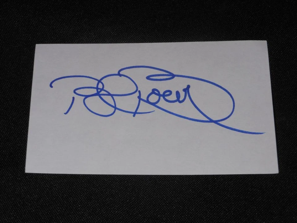 Seattle Mariners Bret Boone Signed Vintage Autograph 3x5 Index Card F14 - Image 1 of 1