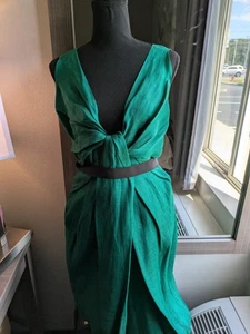 Lanvin Green Dress 38 - Picture 1 of 8