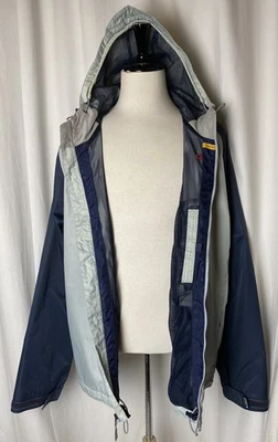 Burton Snowboards Ronin XL Snowboard Azul Gris Chaqueta Ligera con Capucha Rara Foto 1 de 4