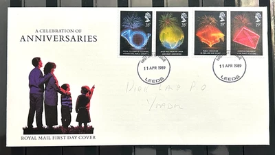 UK FDC First Day Cover - The Celebration of Anniversaries 1989 Stamps No21 - Image 1 of 2