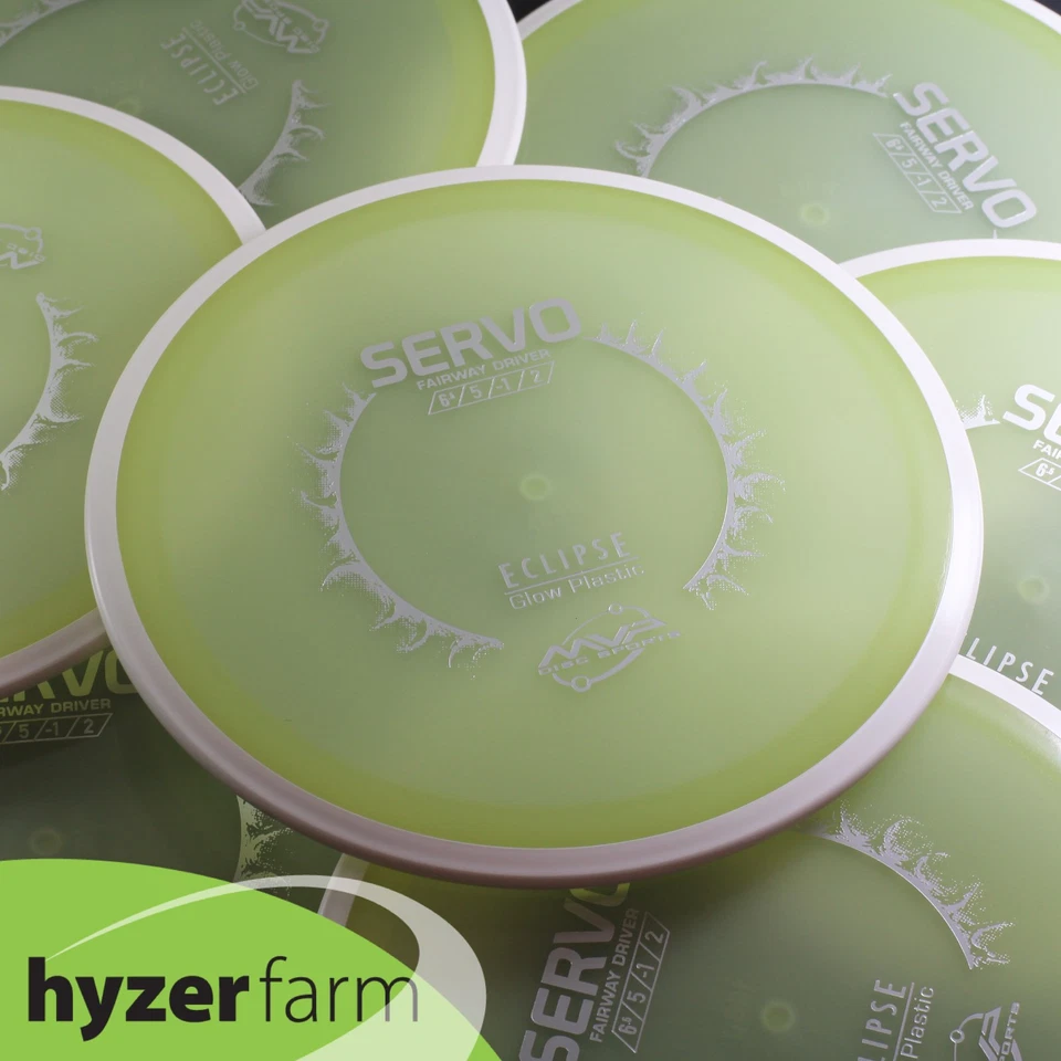 MVP ECLIPSE SERVO - GLOWS GREEN *pick your weight* Hyzer Farm disc golf driver - Image 1 of 1