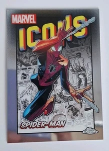 2024 Topps Chrome Marvel Icons #MI-1 Spider-Man NM/MT - Bild 1 von 2