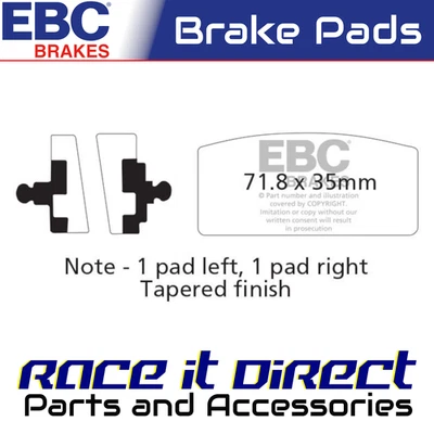 Brake Pads for BMW R 60/7 1976-1980 Front Semi Sintered EBC - Image 1 of 4