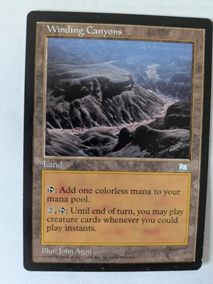 Winding Canyons Weatherlight MTG Exc Free shipping with tracking - Image 1 of 2