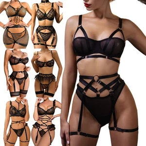 Women's Sexy Lingerie Babydoll Sleepwear Underwear G-String Lace Nightwear Gift - Picture 1 of 216