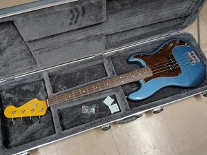 Fender Japan PB62 Precision Bass Lake Placid Blue Electric Bass Guitar W/HC - Picture 1 of 10